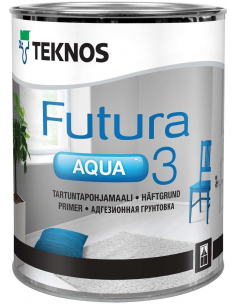 Teknos Futura Aqua 3 алкидная адгезионная грунтовка 0,9л