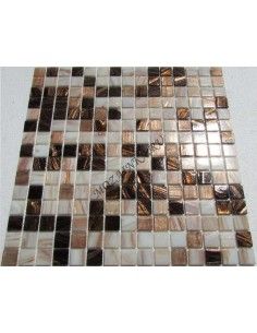 Mix Chocolate мозаика стеклянная "Философия Мозаики" 2