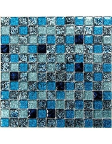 Bonaparte Satin Blue мозаика стеклянная