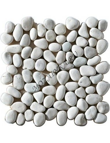 Perla Bianco Natura мозаика из гальки от фабрики Inter Matex купить в ...