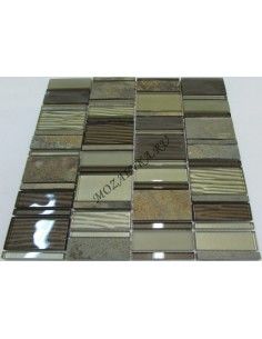 Krit 3 мозаика из сланца и стекла "Философия Мозаики" 2