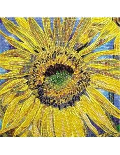Sunflower FLO3Y панно из стеклянной мозаики "Философия Мозаики"