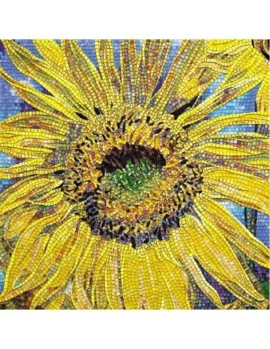 Sunflower FLO3Y панно из стеклянной мозаики "Философия Мозаики"