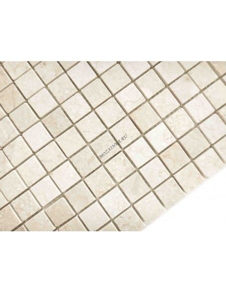 Карамель / Ледо Botticino Mat 15x15 4мм каменная мозаика
