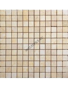 Карамель / Ледо Botticino Pol 23x23 4мм каменная мозаика