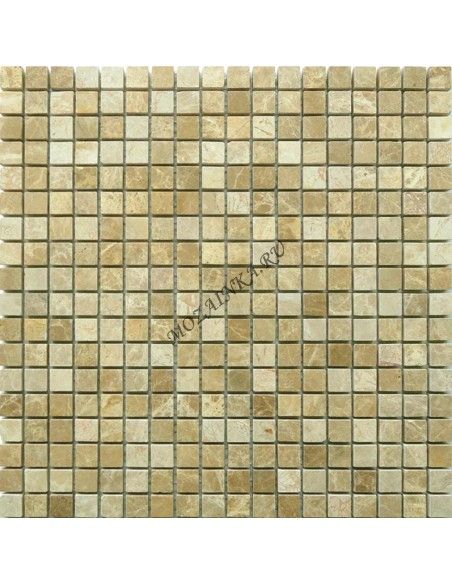 Карамель / Ледо Emperador Light Mat 15x15 4мм каменная мозаика
