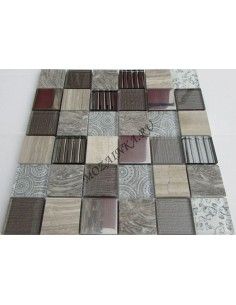 Elements Grey мозаика из камня и стекла "Философия Мозаики" 2