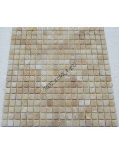 M073-15-8T Onyx Yellow мозаика из оникса "Философия Мозаики" 2
