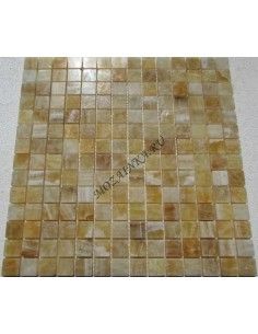 M073-20-8P Onyx Yellow мозаика из оникса "Философия Мозаики" 2
