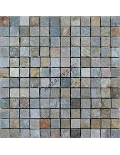 Slate Grey 23 мозаика из сланца "Философия Мозаики"