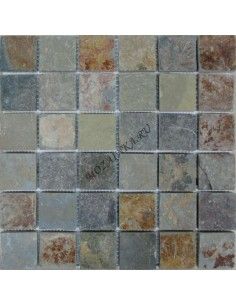 Slate Rusty 48 мозаика из сланца "Философия Мозаики"