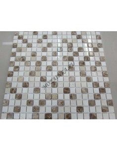 Mix Cream 15-4P каменная мозаика "Философия Мозаики" 2