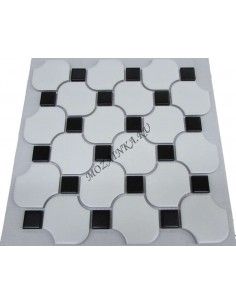 White Wave Octagon мозаика керамическая "Философия Мозаики" 2