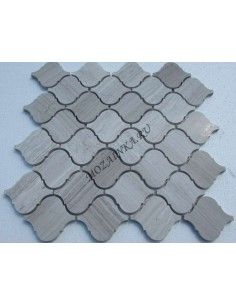 Arabesco White Wooden 62x74 каменная мозаика "Философия Мозаики" 2