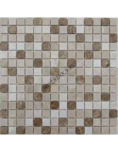 Mix Cream 20-6P каменная мозаика "Философия Мозаики"