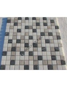 Mix Black Grey 20-4T каменная мозаика "Философия Мозаики" 2