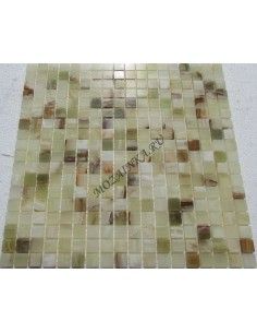 Onyx Jade Verde 15-6P мозаика из оникса "Философия Мозаики" 2