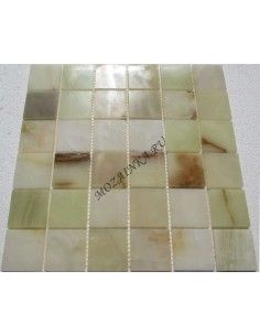 Onyx Jade Verde 48-6P мозаика из оникса "Философия Мозаики" 2