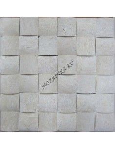 Travertine 3D 50-7M мозаика из травертина "Философия Мозаики"