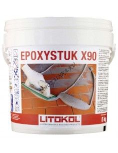 Litokol Epoxystuk X90 C.30 (Жемчужно-серый) 5 кг затирка эпоксидная