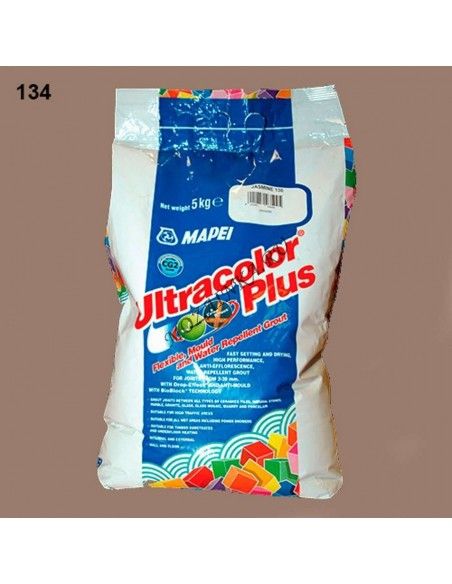 Mapei Ultracolor Plus № 134 Шёлк 5 кг затирка цементная