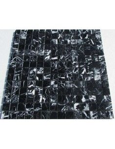 M081-20-8P Nero Marquina каменная мозаика "Философия Мозаики" 2