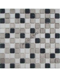 Mix Black Grey 23-4T каменная мозаика "Философия Мозаики"