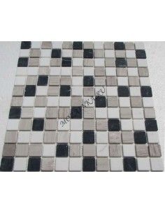 Mix Black Grey 23-4T каменная мозаика "Философия Мозаики" 2