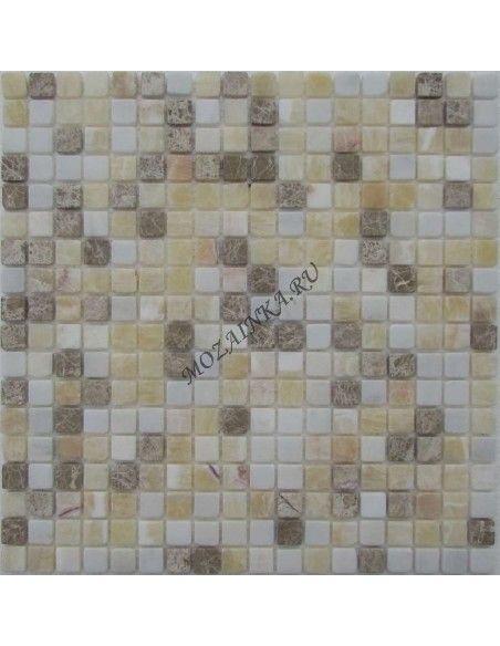 White Cream 15-4T каменная мозаика "Философия Мозаики"