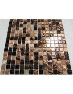 Mix Dark Chocolate мозаика стеклянная "Философия Мозаики" 2