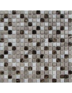 Light Wooden 15-4P каменная мозаика "Философия Мозаики"