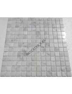 Bianco Carrara 20-4P каменная мозаика "Философия Мозаики" 2