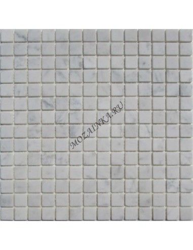 Bianco Carrara 20-4T каменная мозаика "Философия Мозаики"