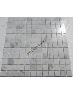 Bianco Carrara 23-4P каменная мозаика "Философия Мозаики" 2
