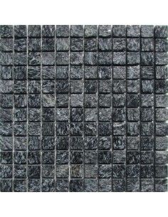 Shiny Black 23 мозаика из сланца "Философия Мозаики"