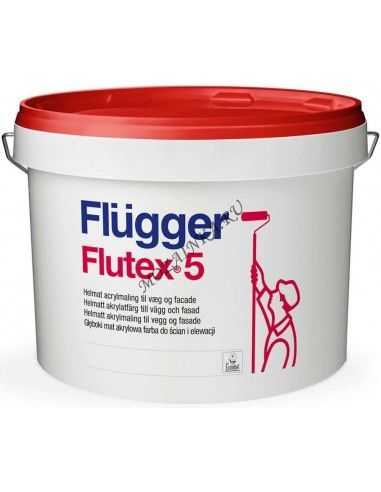 Flugger Flutex 5 matt base 1 9,1л акриловая матовая краска