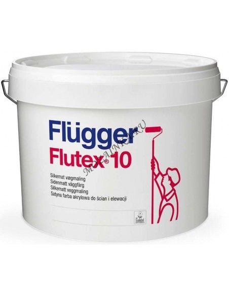Flugger Flutex 10 satin base 1 4,9л акриловая матовая краска