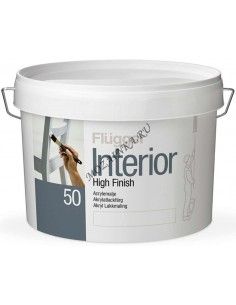 Flugger Interior High Finish 50 base 1 0,35л акриловая полуглянцевая эмаль