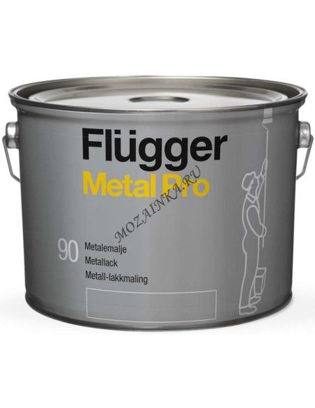 Flugger Metal Pro Metal Enamel base 1 2,8л алкидная эмаль по металлу