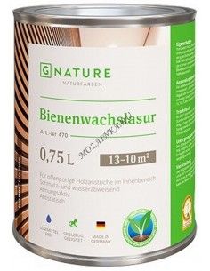 Gnature 470 Bienenwachslasur 0,375л лазурь с пчелиным воском