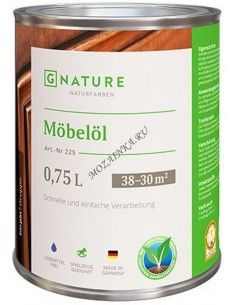 Gnature 225 Möbelöl масло для мебели 0,375л