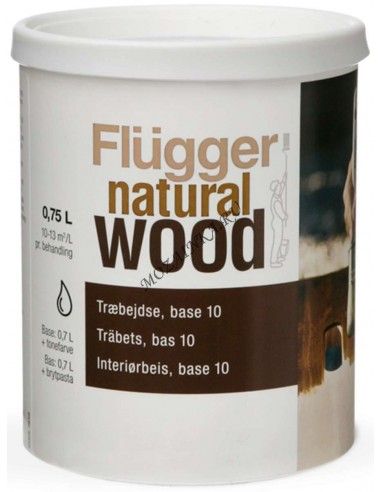 Flugger Natural Wood Stain 0,75л морилка / тонирующее масло для дерева