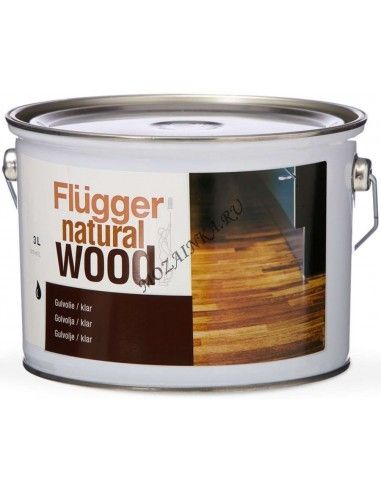 Flugger Natural Wood Floor Oil 0,75л алкидное масло для деревянного пола