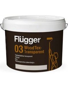 Flugger 03 Wood Tex Transparent 9,1л лессирующая пропитка для дерева