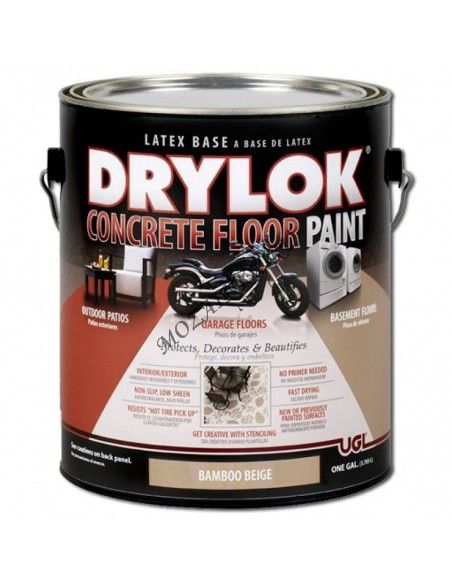 DRYLOK Краска для бетонных-гаражных полов на латексной основе (3,78 литр., 889 Mahogany)