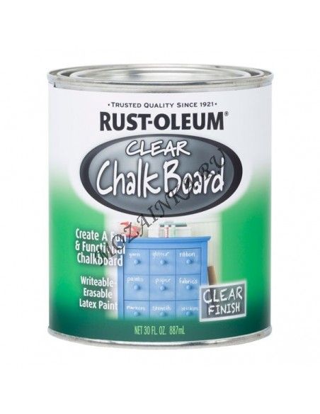 Rust-Oleum Краска с эффектом школьной доски Черная 0.946 л
