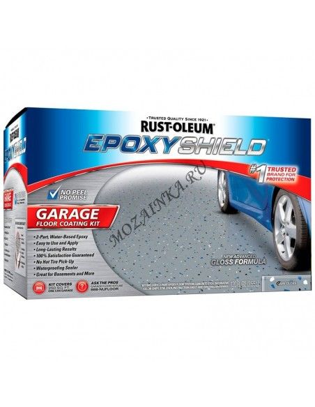 Epoxy Shield Покрытие эпоксидное для гаражных полов Серый, глянцевый Набор