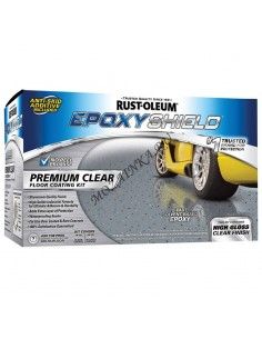 Epoxy Shield Премиум - покрытие эпоксидное высокоглянцевое Прозрачное высокоглянцевое 2