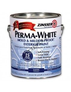 Zinsser Краска для наружных работ, самогрунтующаяся Колеруемая база А, сатин 3.78 л 2