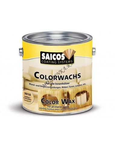 Saicos Цветной декоративный воск Colorwachs 3018 Груша 2,5л